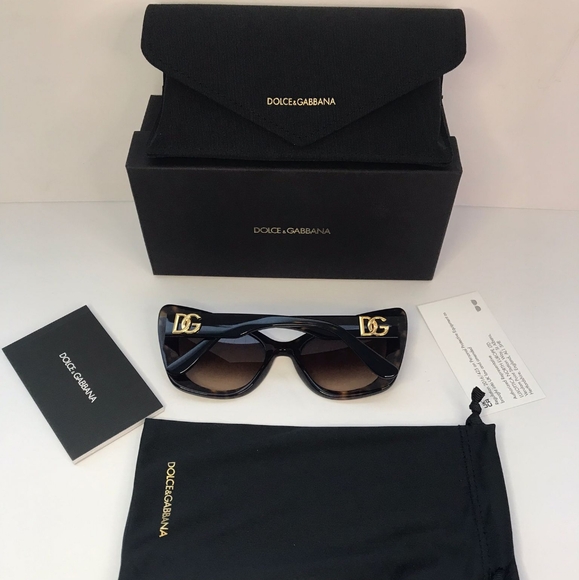 New - Dolce & GabbanaDG4405 Women's Butterfly Sunglasses, Tortoise/Brown Gradi… - Picture 14 of 17